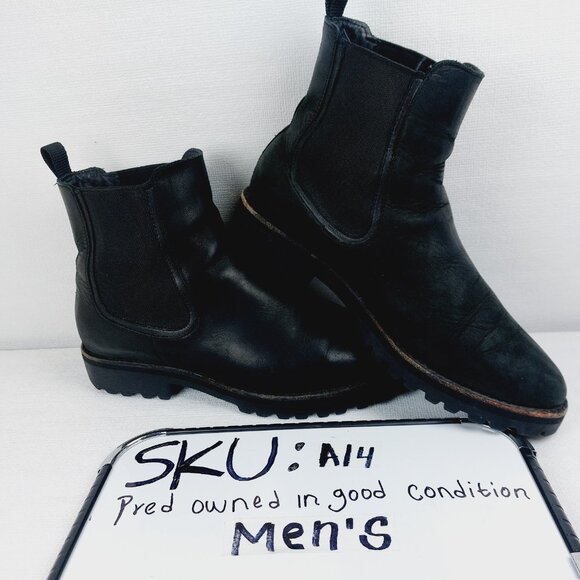 Thursday Boot Company Men\'s Black Leather Classic Legend Chelsea Boot Size 9 main image 4